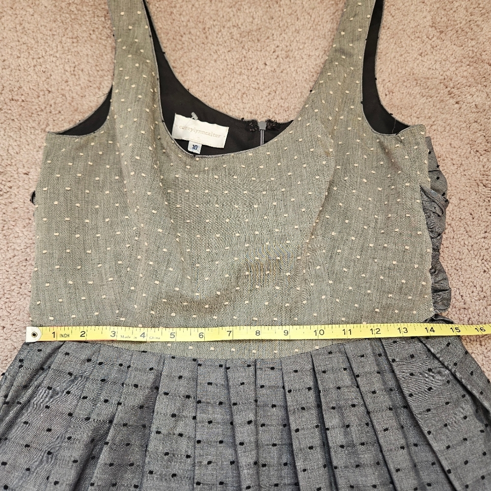 Corey Lynn Calter Vintage Inspired Fit Flare Polka Dot Anthropologie Dress 10 - Picture 5 of 7